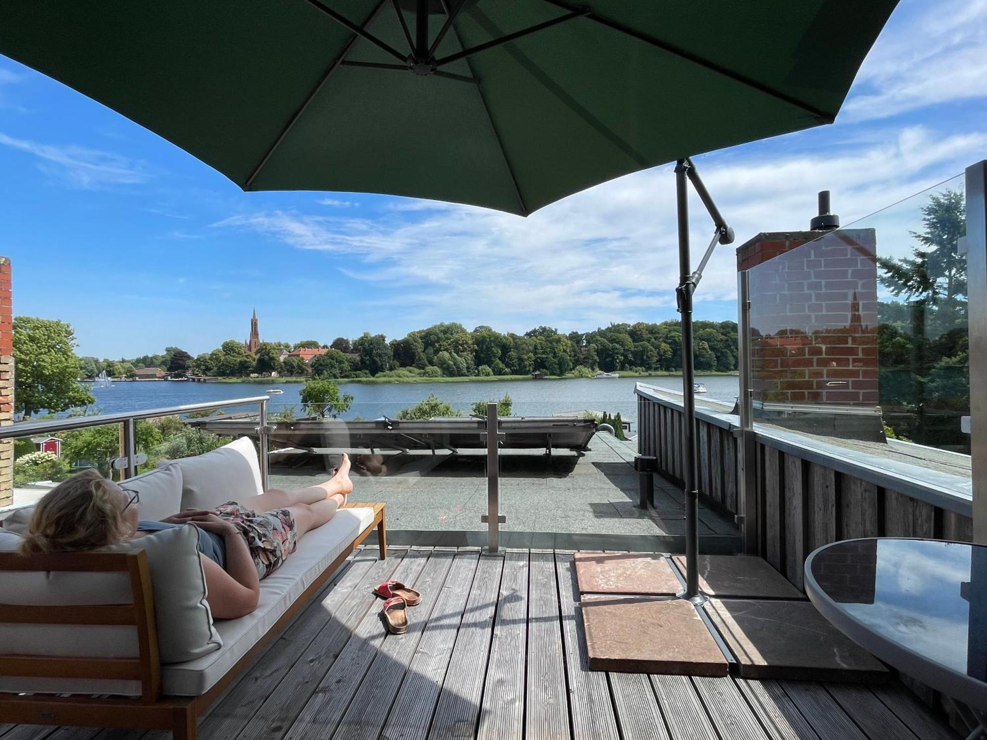 Ferienhaus Seekutter Mit Eigenem Seezugang Malchow  Exteriér fotografie