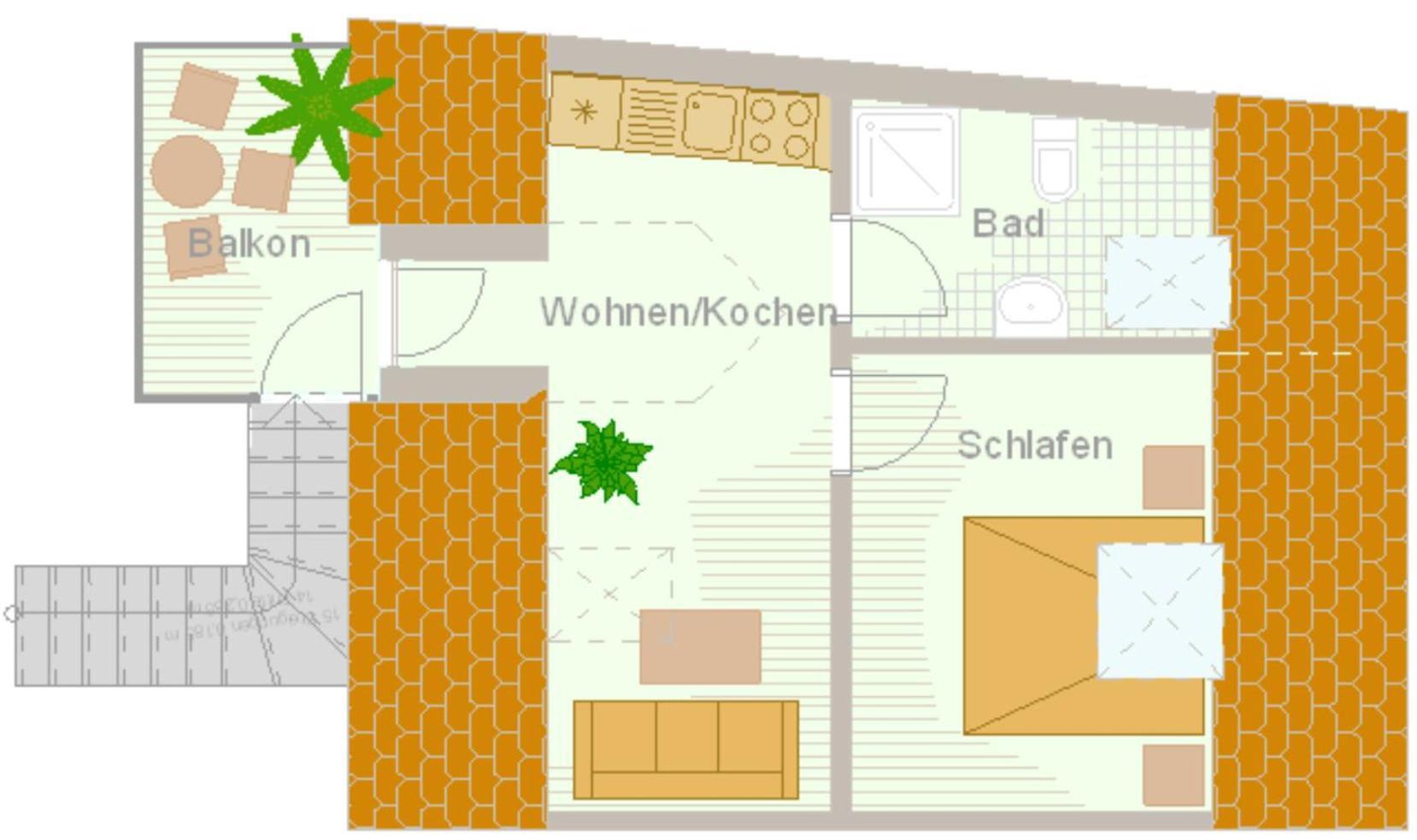 Ferienhaus Seekutter Mit Eigenem Seezugang Malchow  Pokoj fotografie